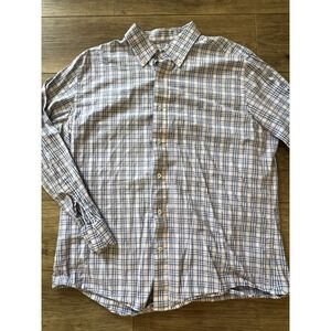 Southern Tide Men's Button Front Long Sleeve stretch performance Shirt Size XL